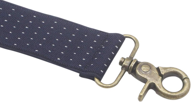 Timiot Mens Suspender 4 Swivel Strong Hooks Adjustable Braces Elastic Comfortable X Style Heavy Duty Strap - Image 3